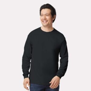 Gildan 2400 — the long sleeve in Black Gildan 2400 — the long sleeve in Black