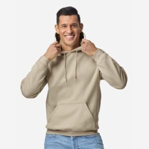 Gildan 18500 — the pullover hoodie in Black Gildan 18500 — the pullover hoodie in Black