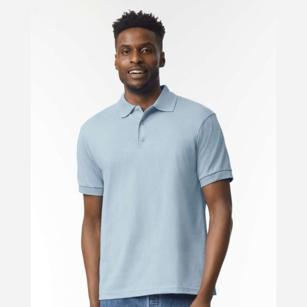 Gildan 8800 — the jersey polo in Black