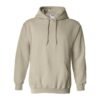 Gildan 18500 — the pullover hoodie in Sand