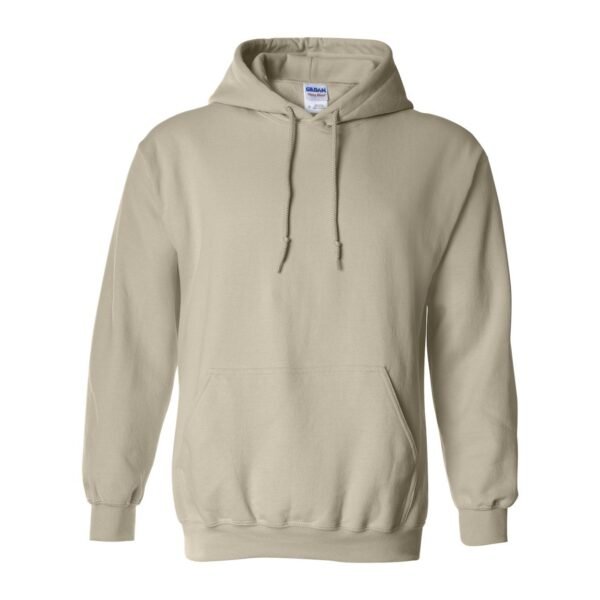 Gildan 18500 — the pullover hoodie in Sand