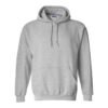 Gildan 18500 — the pullover hoodie in Sport Grey
