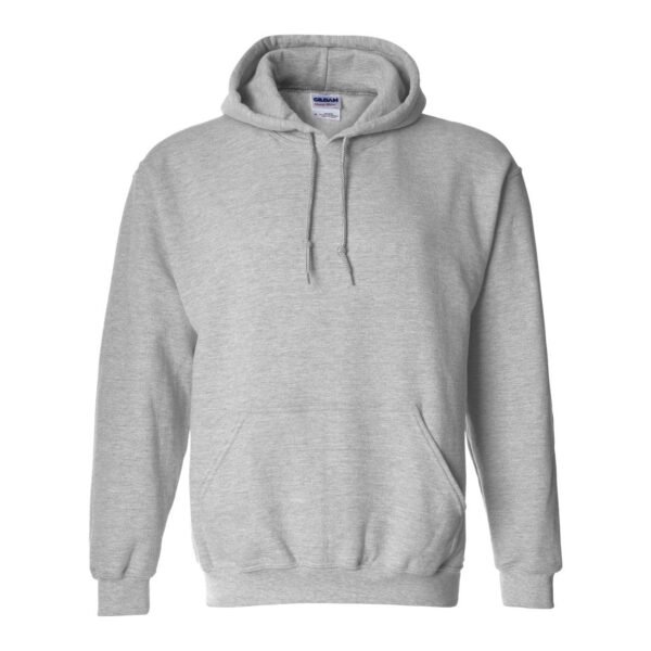 Gildan 18500 — the pullover hoodie in Sport Grey