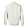 Gildan 18000 — the crewneck sweatshirt in White