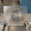Anatomical Heart Outline — for light garments