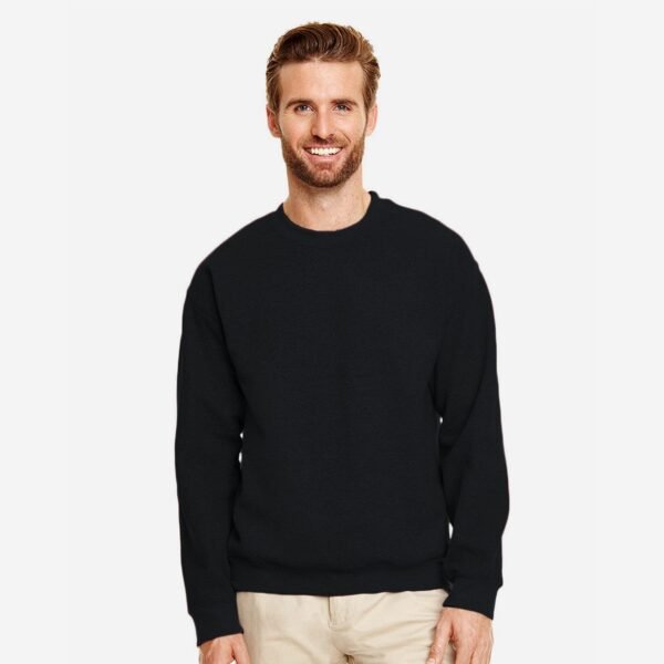Gildan 18000 — the crewneck sweatshirt in Forest Green