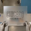 Chicago, Illinois Collegiate Outline — for light garments