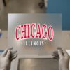 Chicago, Illinois Red Arch — for dark garments