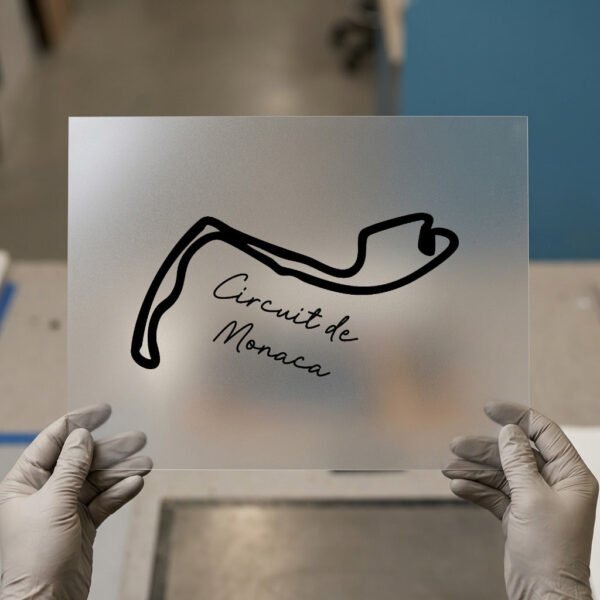 Circuit de Monaco, Track Map — for light garments