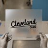 Cleveland, Ohio Script — for light garments