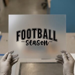 Football Season, Script DTF transfer, ready to press
