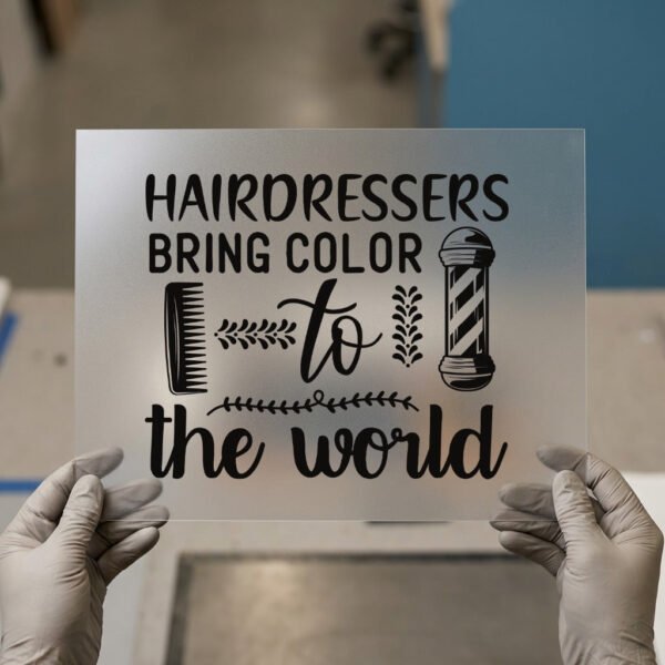 Hairdressers Bring Colour to the World — for light garments