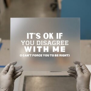 It's OK If You Disagree With Me — ready-to-press DTF transfer by Loop DTF It's OK If You Disagree With Me DTF transfer, ready to press