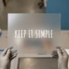 Keep It Simple — for dark garments