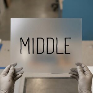 MIDDLE — ready-to-press DTF transfer by Loop DTF MIDDLE DTF transfer, ready to press
