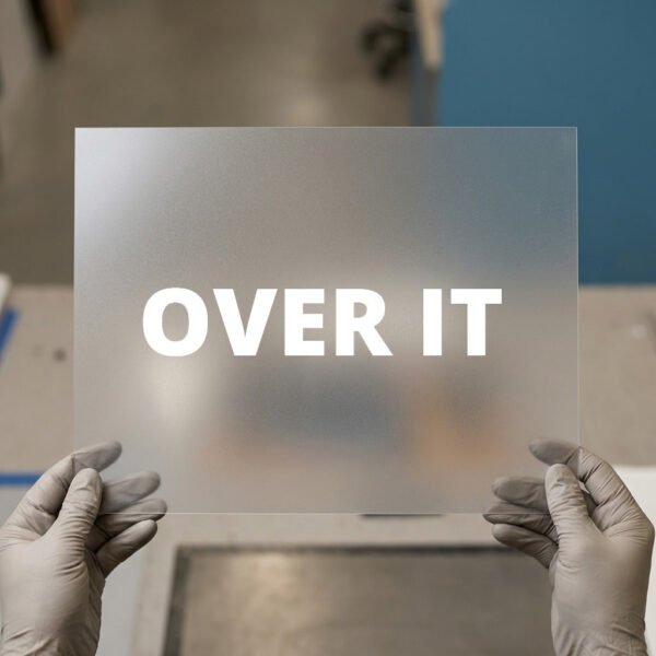 OVER IT — for dark garments