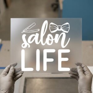 Salon Life — ready-to-press DTF transfer by Loop DTF Salon Life DTF transfer, ready to press
