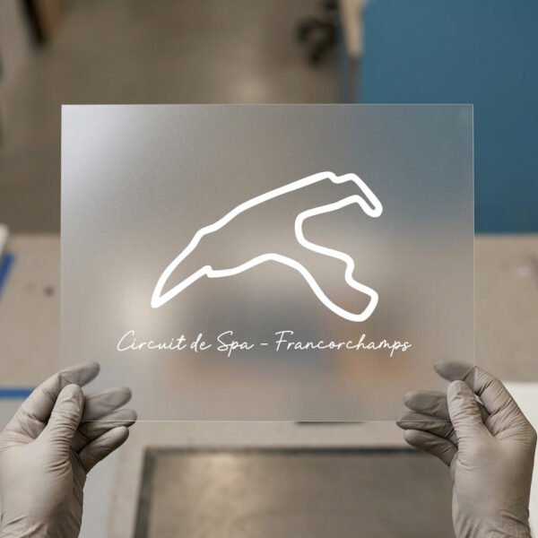 Spa-Francorchamps, Circuit Outline — for dark garments