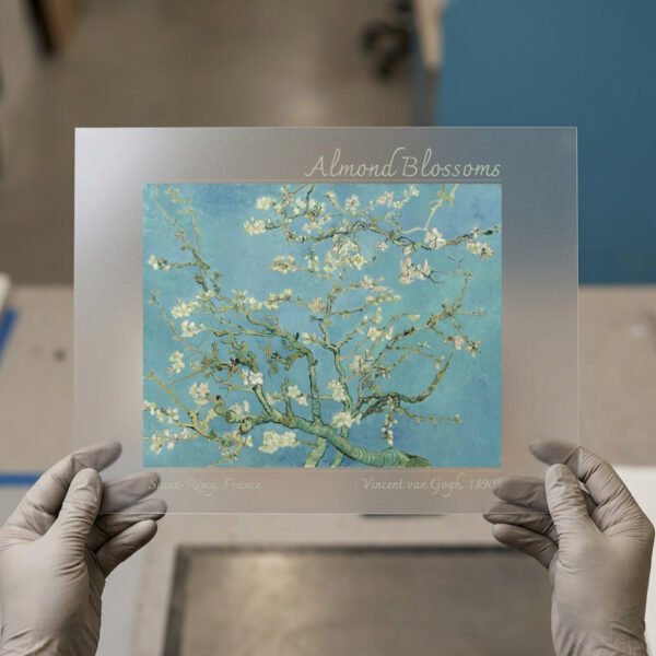 Van Gogh, Almond Blossoms — for dark garments