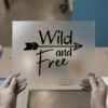 Wild and Free with Arrow — for light garments